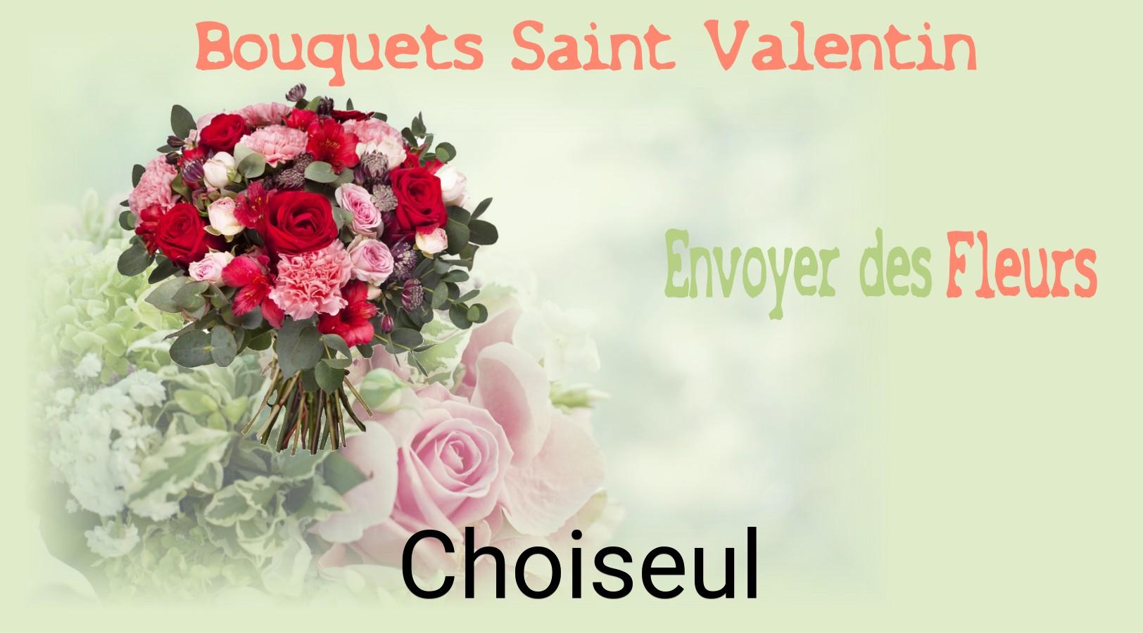 Roses de Saint-Valentin livrées à Choiseul